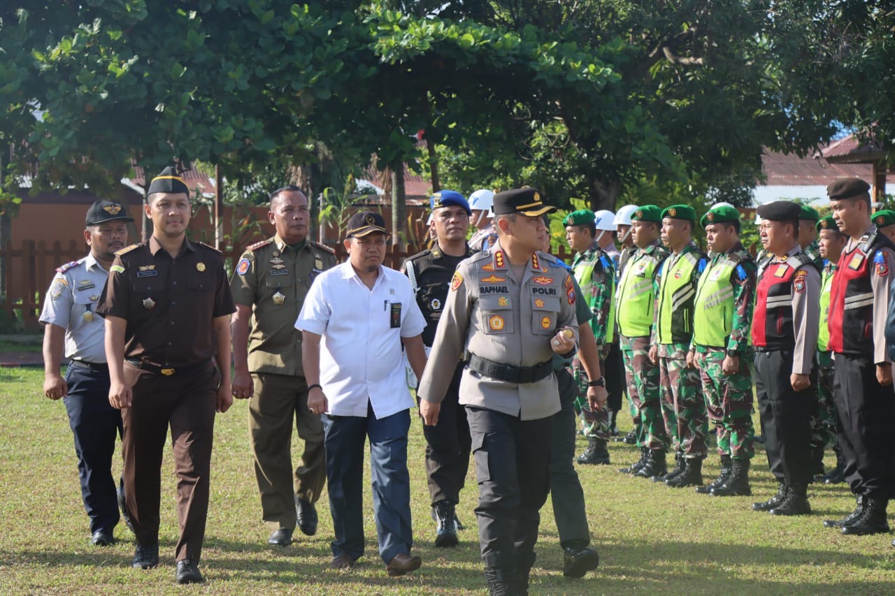 Polresta Deli Serdang laksanakan Apel Gelar Pasukan Operasi Patuh Toba 2024