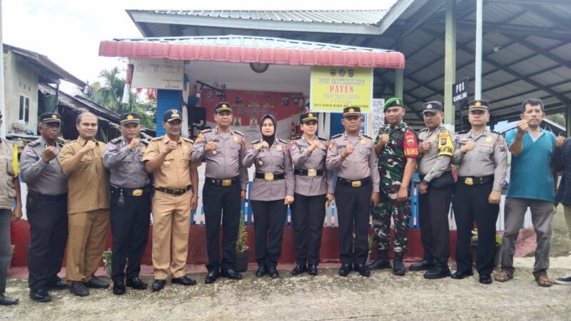 Polresta Deli Serdang Kedatangan Tim Penilai Pos Kamling Dari Dit Binmas Polda Sumu