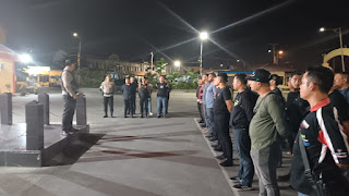 Kapolres Pelabuhan Belawan, AKBP Janton Silaban,SH  Pimpin Langsung Apel Bertujuan Meningkatkan penindakan Pelaku Tawuran, Geng Motor Dan Begal