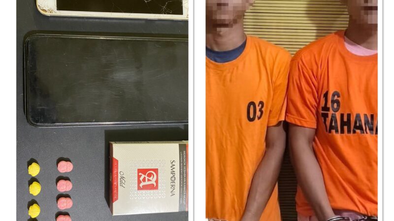 Dua Pengedar Pil Ekstasi Di Binjai Terancam 20 Tahun Penjara