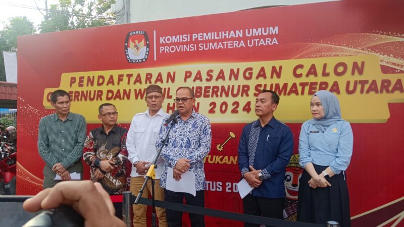 KPU Sumut Gelar Konferensi Pers, Siap Terima Pendaftaran Calon Gubernur dan Wakil Gubernur