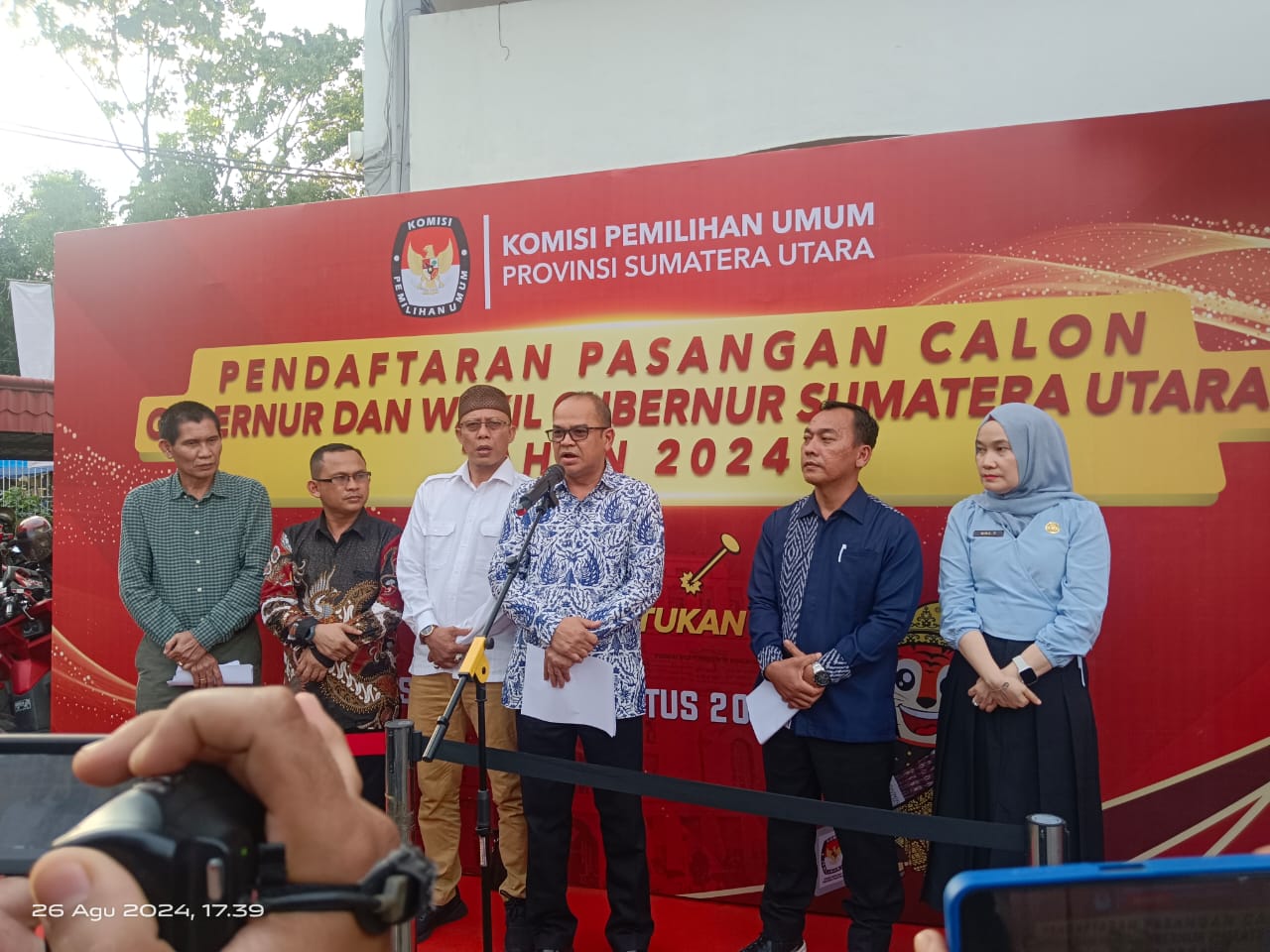 KPU Sumut Gelar Konferensi Pers, Siap Terima Pendaftaran Calon Gubernur dan Wakil Gubernur