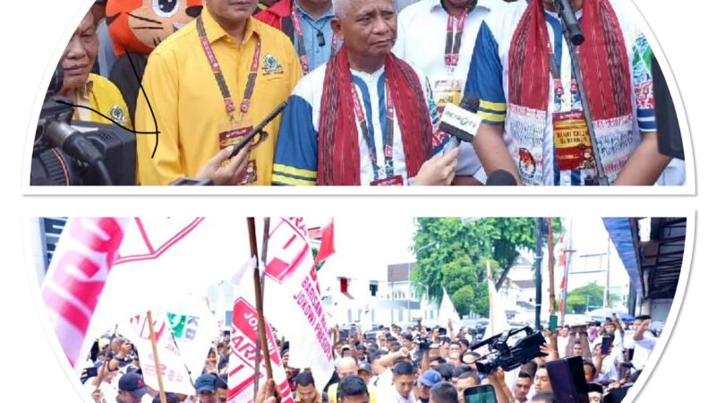 Pasangan Bacalon Gubernur Dan Wakil Gubernur Sumut BoNasution Dan Surya Secara Resmi Mendaftar Ke KPU Sumut