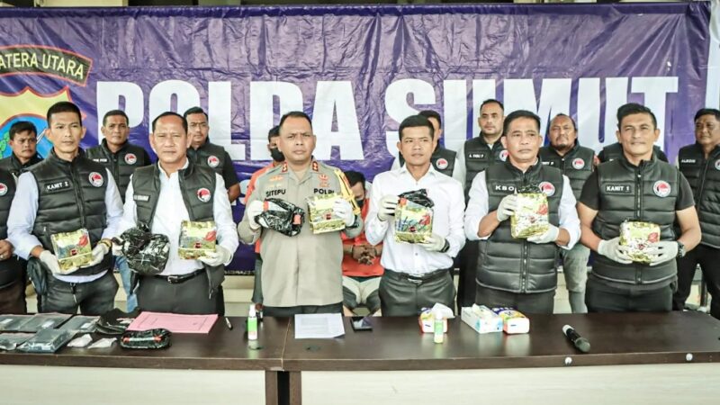 Sat Narkoba Polres Serdang Bedagai Kerja Cepat  Ungkap Kasus Narkoba Jaringan Internasional