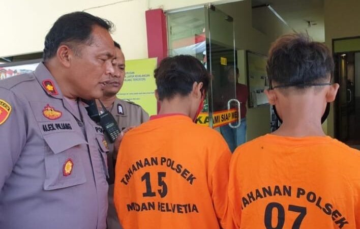 Dua Remaja Ditangkap Usai Bentrokan Mematikan di Medan Helvetia