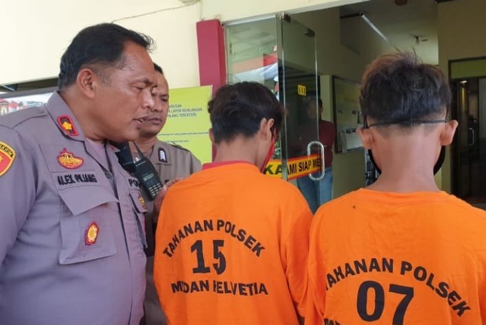 Dua Remaja Ditangkap Usai Bentrokan Mematikan di Medan Helvetia
