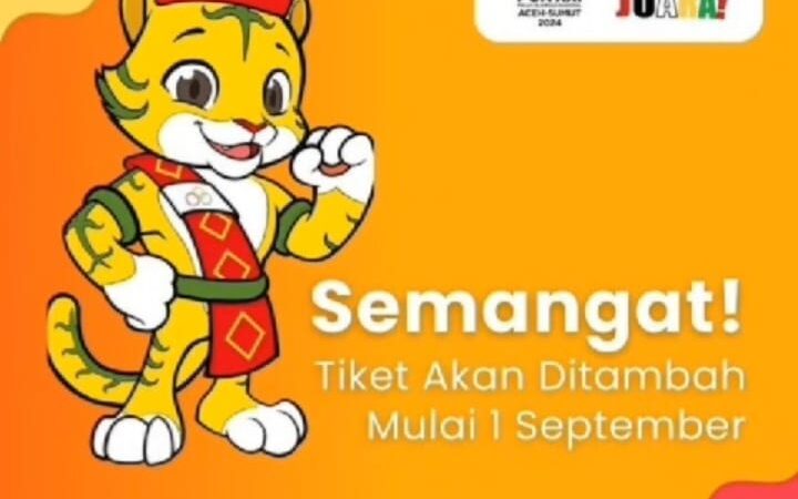 PB PON XXI Sumut Tambah Kuota Tiket Gratis, Respons Antusiasme Warga