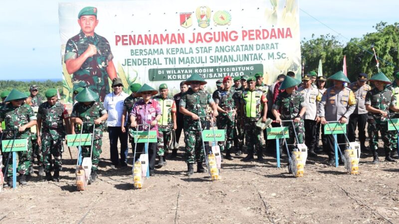 Program unggulan TNI Angkatan Darat seperti Ketahanan Pangan terus berlanjut