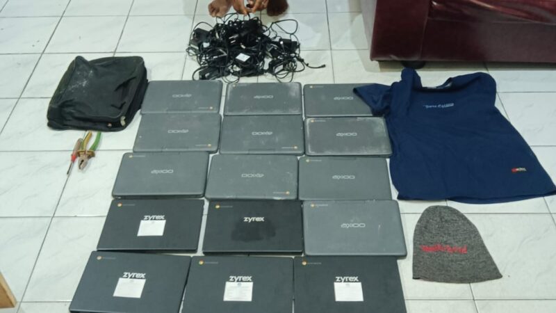 Tim Opsnal Polsek Perbaungan Kerja Cepat Ungkap Pencurian Bongkar Sekolah