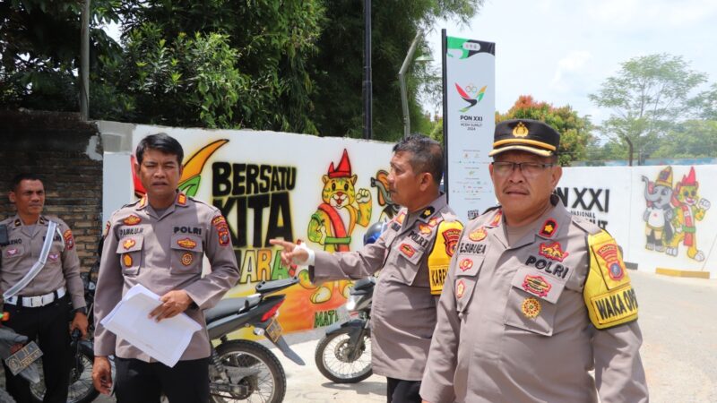 Polres Sergai Gladi Pengamanan PON XXI, Pastikan Kesiapan Venue dan Personel