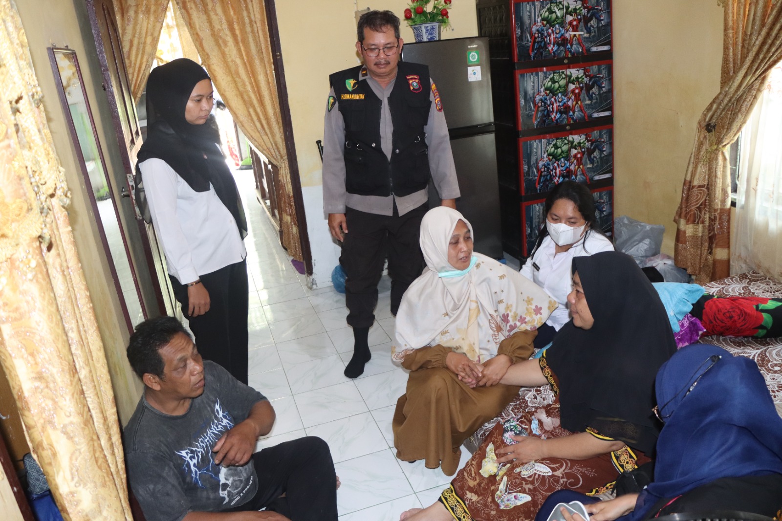 Trauma Healing Polres Sergai bagi Keluarga Korban Penembakan