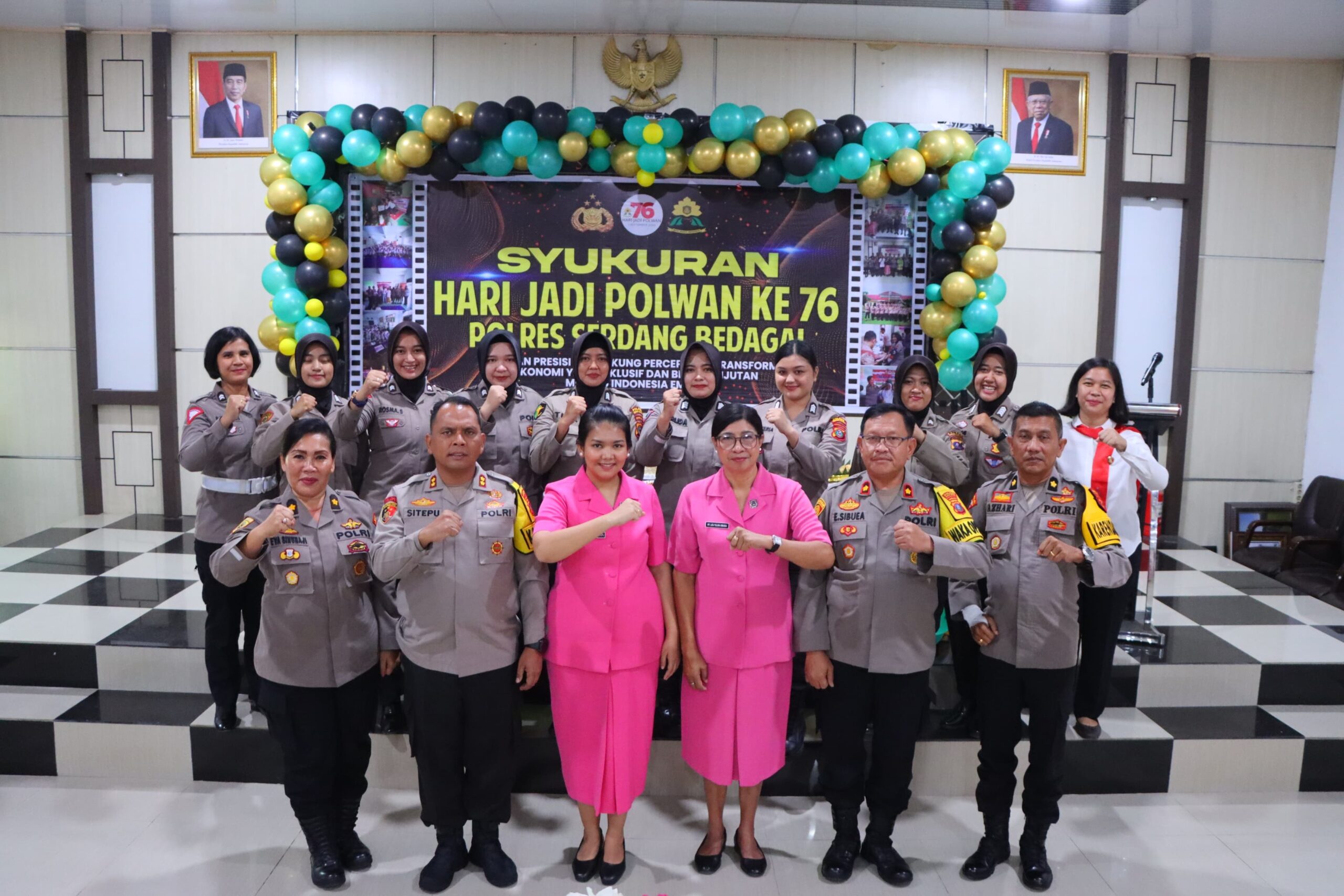 Polres Serdang Bedagai Rayakan HUT Polwan ke-76