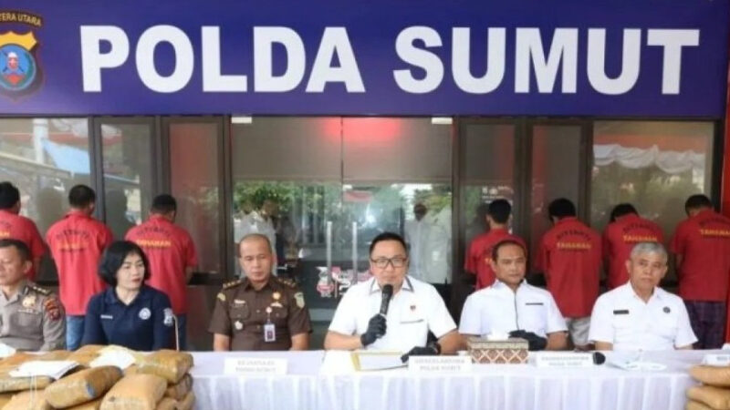 Dir Narkoba Polda Sumut Menegaskan Penangkapan Tersangka Kasus Peredaran Narkoba Di Kec Sibolangit