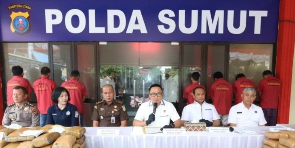 Dir Narkoba Polda Sumut Menegaskan Penangkapan Tersangka Kasus Peredaran Narkoba Di Kec Sibolangit
