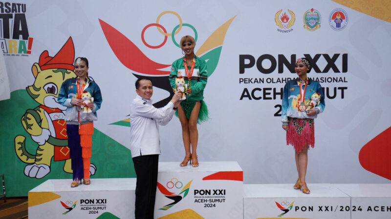 Tim Dance Sport Sumut Raih Juara Umum PON XXI, Sumbang 5 Medali Emas Sekaligus