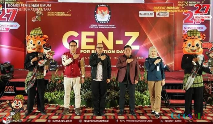 KPU Provinsi Sumut Mengadakan Kegiatan Sosdiklih Gen Z
