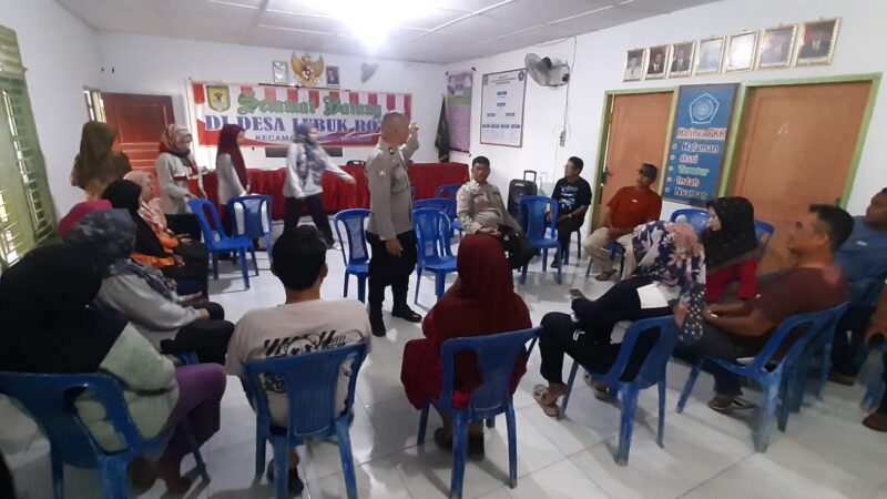 Bhabinkamtibmas Polres sergai melaksanakan kegiatan JUM’AT CURHAT dan Colling System