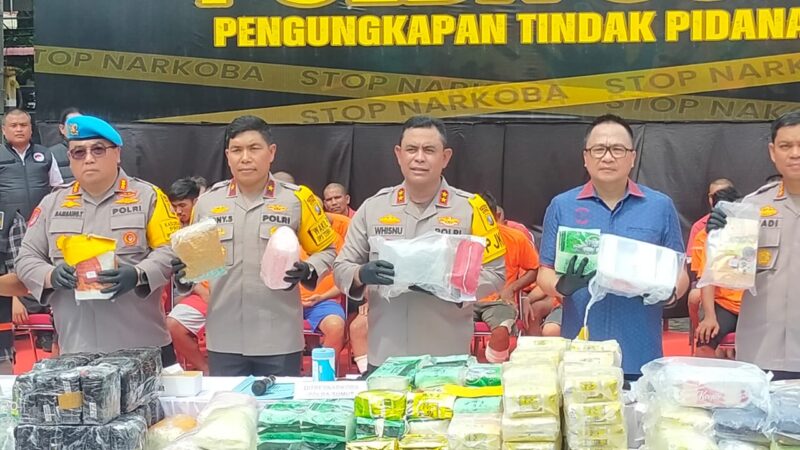 Perangi Narkoba: Kurun Waktu 46 Hari Polda Sumut Ungkap 673 kasus, Berhasil Selamatkan 1,7 Juta Jiwa