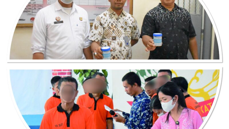Wujudkan Wilayah Bebas Narkoba, Rutan Labuhan Deli Gelar Tes Urine Kepada Warga Binaan dan Pegawai