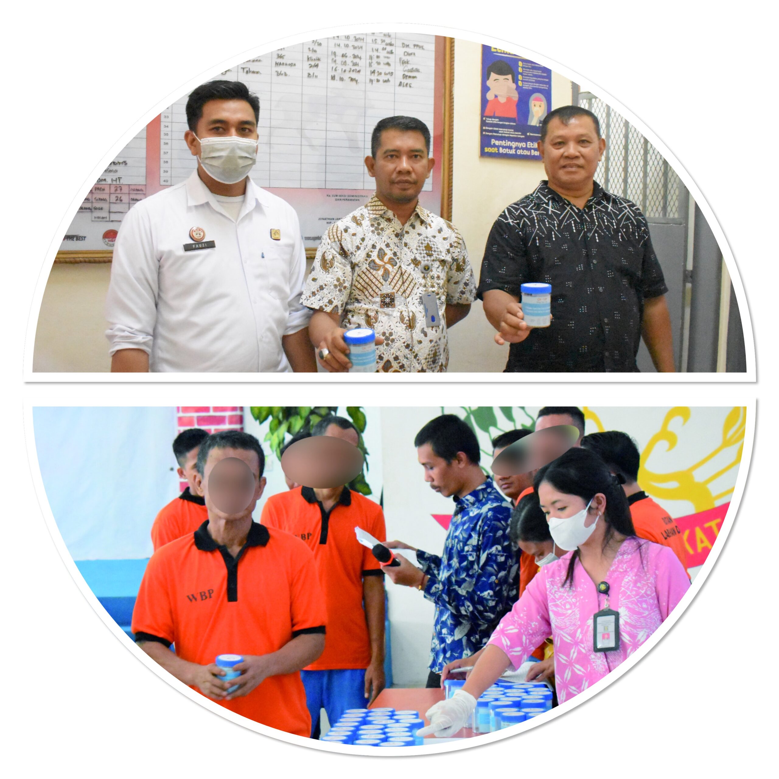 Wujudkan Wilayah Bebas Narkoba, Rutan Labuhan Deli Gelar Tes Urine Kepada Warga Binaan dan Pegawai