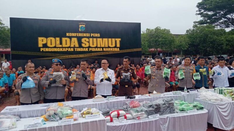 Polda Sumut Selamatkan Generasi Emas Dari Narkoba Periode Bulan Juli 2024 Hingga Minggu 20/10/2024