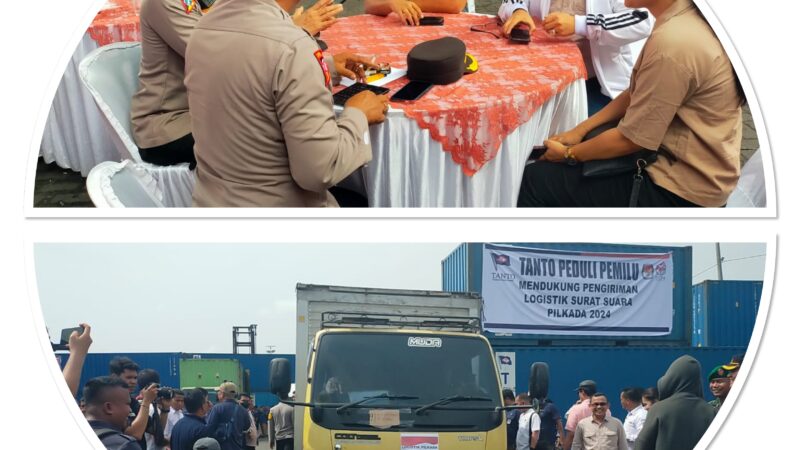 KPU SUMUT Mulai Distribusikan Jutaan Surat Suara Pilkada 33 Kabupaten/Kota Se-Sumut Dari Pelabuhan Belawan