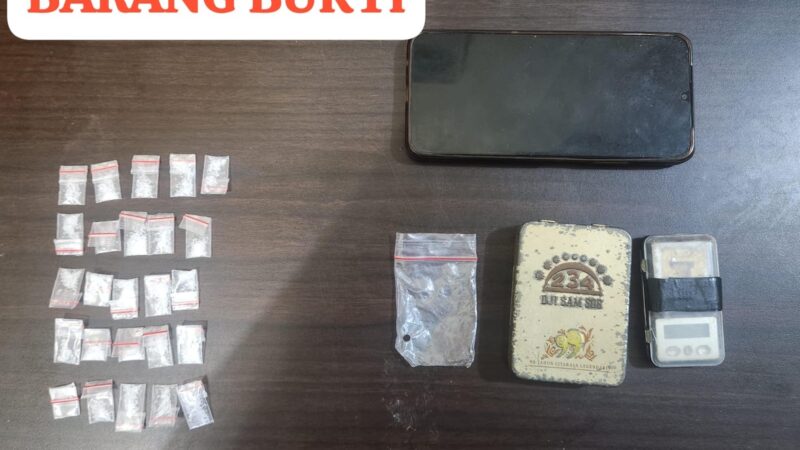 Sat Res Narkoba Polres Langkat Berhasil Tangkap Pelaku Narkotika dengan Barang Bukti Sabu-sabu 4,09 Gram