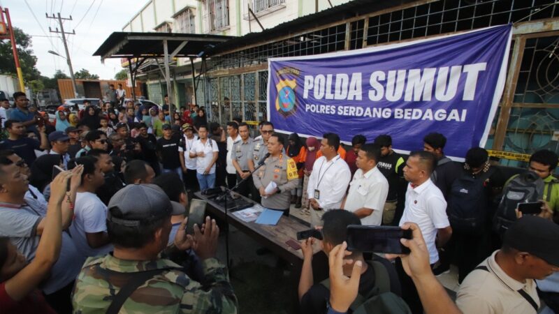 Polres Sergai Ungkap Kasus TPPO dan Kemigrasian yang Melibatkan Warga Asing