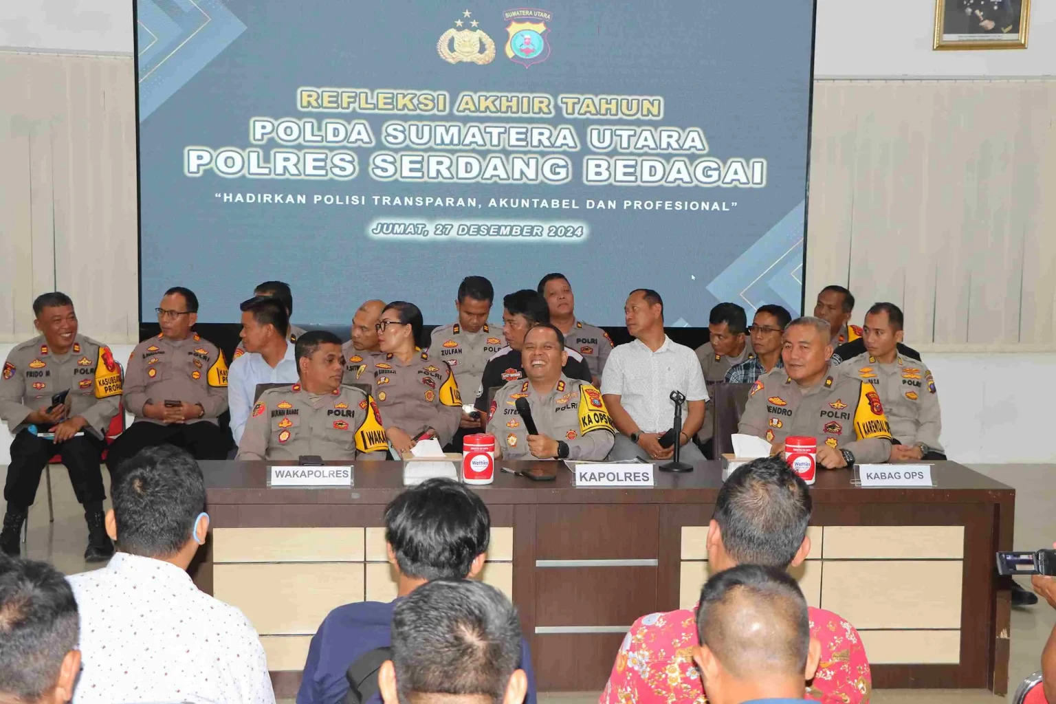 Polres Sergai Gelar Refleksi Akhir Tahun 2024 dan Progres 2025