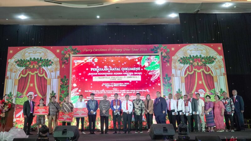 PT Perkebunan Nusantara IV Regional 1 Rayakan Natal Oikumene Tahun 2024