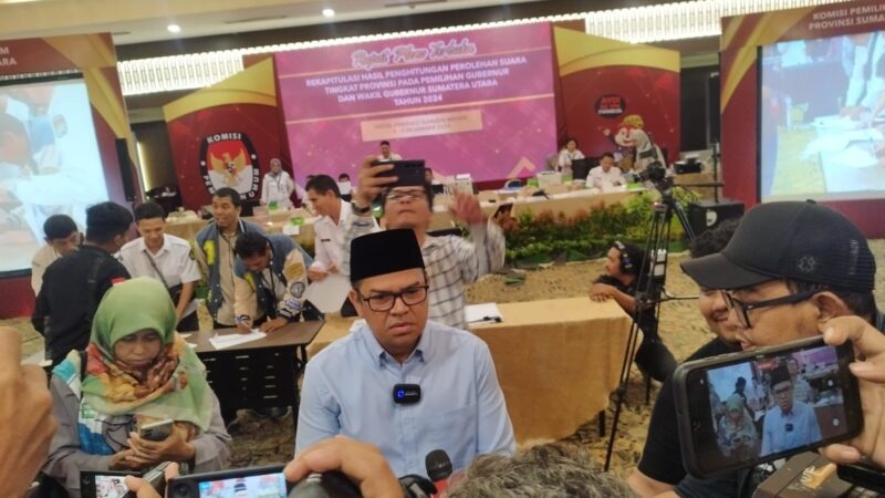 KPU Sumut Akan Tetapkan Pemenag Pilgubsu