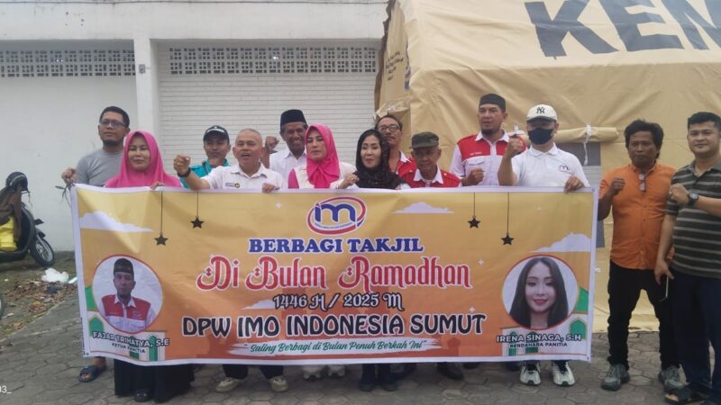 Peduli Sesama dan Tingkatkan Silaturahmi, DPW IMO Indonesia Sumut Bagi-bagi Takjil dan Bukber
