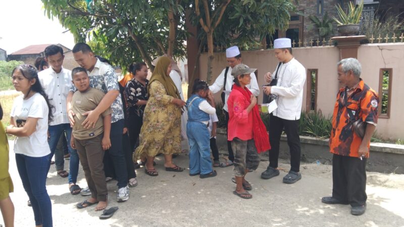 Ketua PAC Pemuda Pancasila Medan Tuntungan Sempurna Sembiring Gelar Open House Lebaran 2025