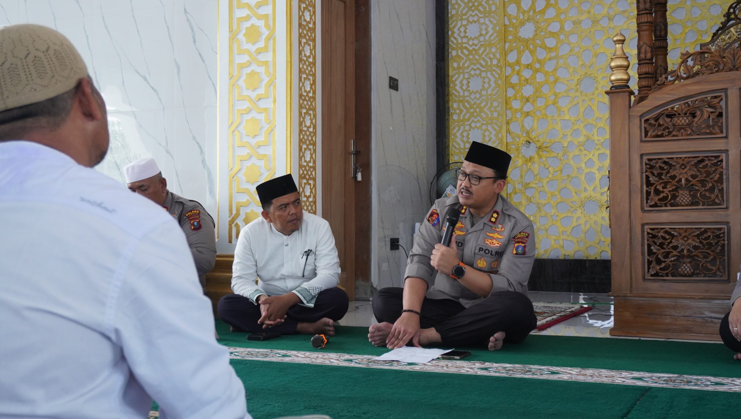 Jum’at Curhat Kapolres Langkat: Dengar, Sapa, dan Lindungi Warga