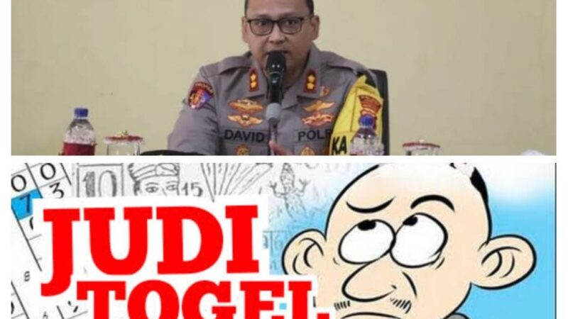 Kapolres Langkat AKBP David Triyo Prasojo Bungkam Maraknya Praktik Perjudian Jenis Togel wilayah Sekitar Gohor, Bukit Dinding Kecamatan Wampu