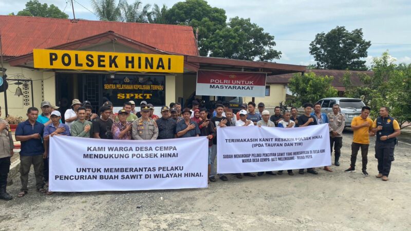 Kasus Pencurian Tahun 2024 Terungkap, Masyarakat dari 3 Desa Ucapkan Terimakasih