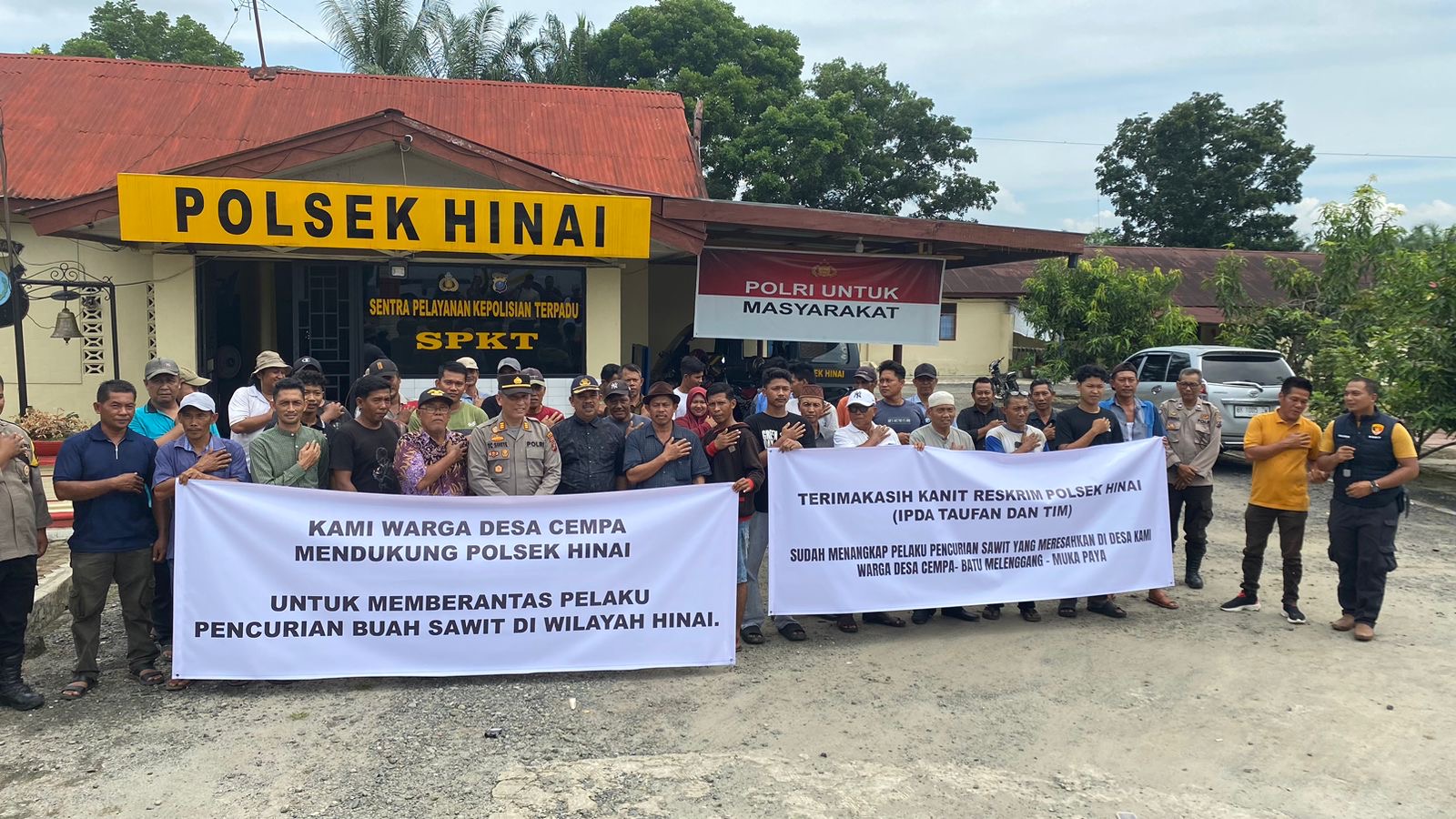 Kasus Pencurian Tahun 2024 Terungkap, Masyarakat dari 3 Desa Ucapkan Terimakasih