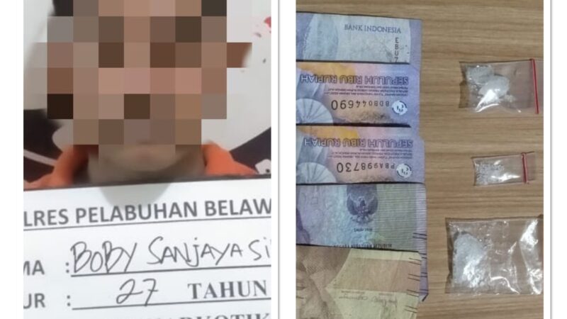 BobSanjaya Siregar Terjaring Ops Antik Polres Pelabuhan Belawan