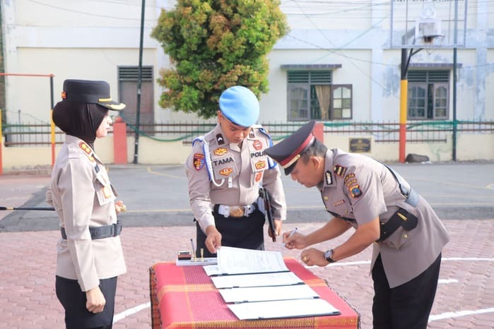Kapolres Samosir Pimpin Sertijab, Rotasi Pejabat Baru Siap Perkuat Kinerja Kepolisian