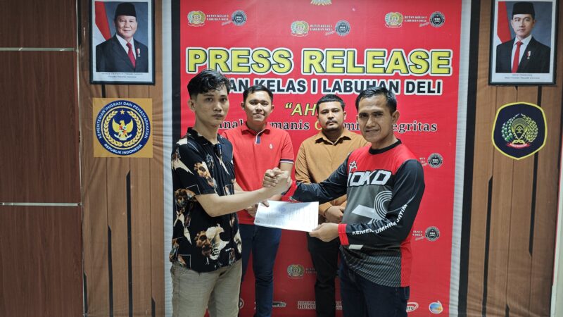 Warga Binaan Rutan Kelas I Labuhan Deli Terima Program Amnesti dari Bapak Presiden Prabowo