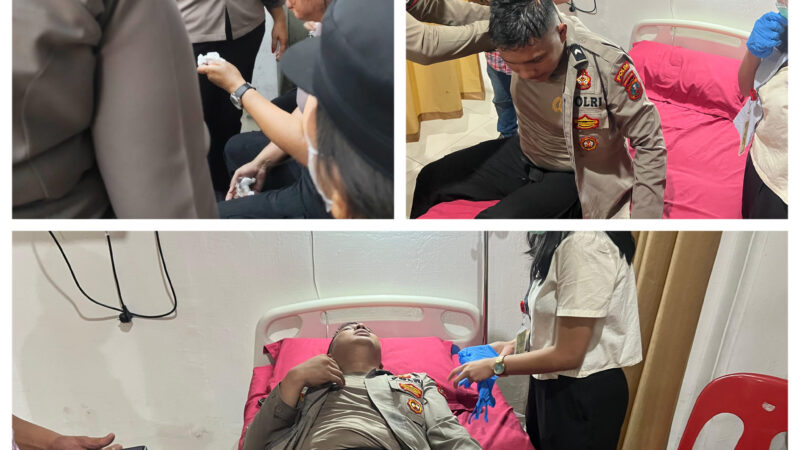 Saat Pengamanan Aksi Unjuk Rasa Puluhan Personil Polisi Mengalami Luka 