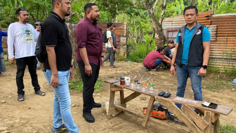 Polrestabes Medan Gerebek Sarang Narkoba di Desa Durin Simbelang, 26 Paket Sabu Diringkus