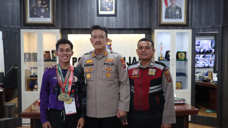 Kapolres Binjai, Undang Juara -1 Internasional Student Pencak Silat Indonesia Open Championship 2025