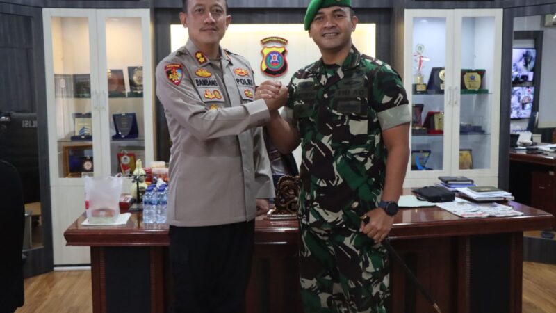 Polres Binjai Menyambut Dandim 0203/Langkat Dalam Rangka Silahturahmi