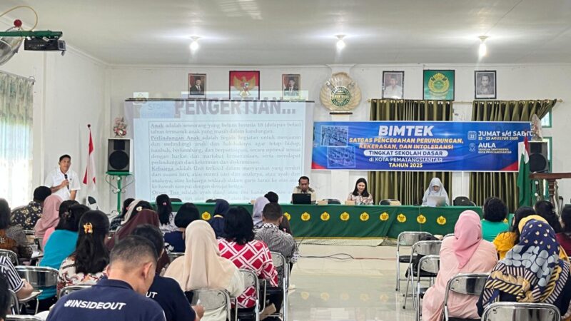 Sat Reskrim Polres Pemantang Siantar Melakukan Penyeluluhan SMP Taman Siswa 