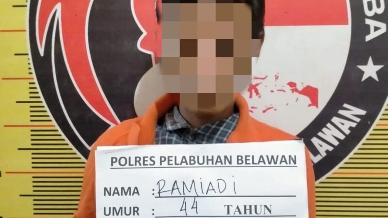 Sat Narkoba Polres Pelabuhan Belawan Tangkap Pengedar Sabu di Kampung Agas