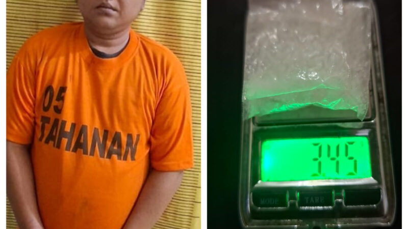 Satres Narkoba Binjai Ringkus Bandar Sabu di Binjai Timur