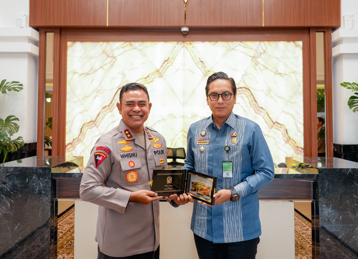 Wali Kota Medan Rico Tri Putra Bayu Waas, Bertemu Kapolda Sumatera Utara, Irjen Pol Whisnu Hermawan Februanto di Mapolda Sumut