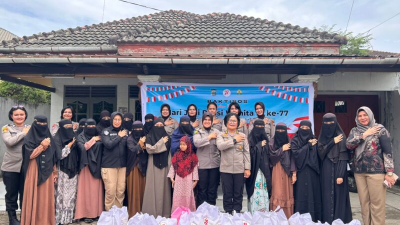 HUT ke-77 Polwan: Polda Sumut Tebar Kasih Lewat Bakti Sosial