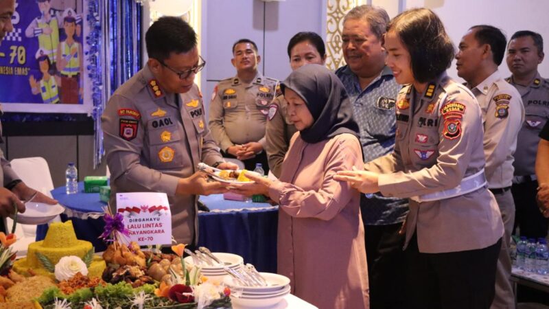 Plt.Kapolrestabes Medan Hadiri Syukuran HUT Lantas Bhayangkara ke-70, Lalu Lintas Moderen Yang Berkeselamatan Menuju Indonesia Emas